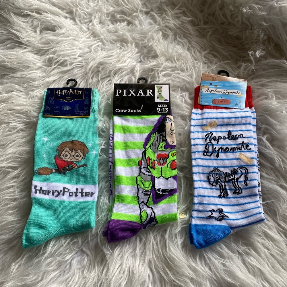 3 Pair of Adult Cute Socks